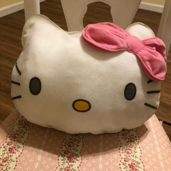 hello kitty plush pillow